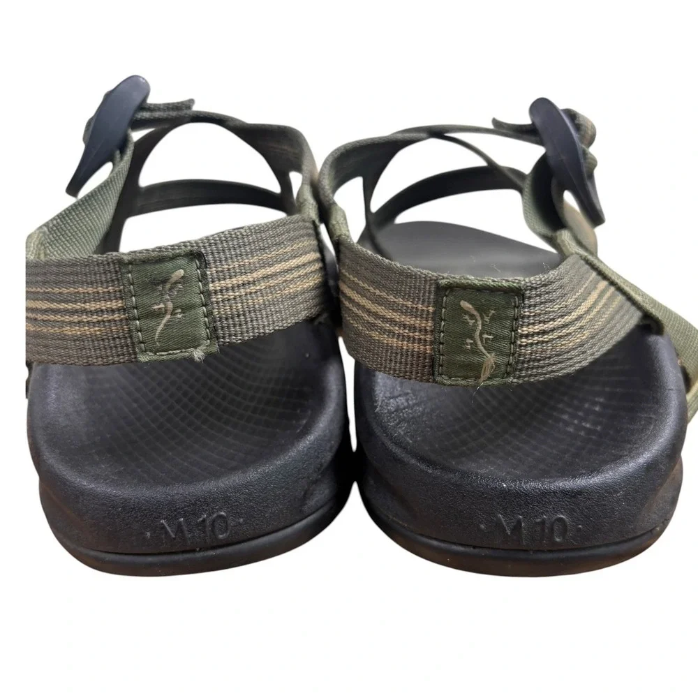 Chaco Z1 Classic Mens Sport Sandals Olive Green Strappy Hiking Shoes Size 10
